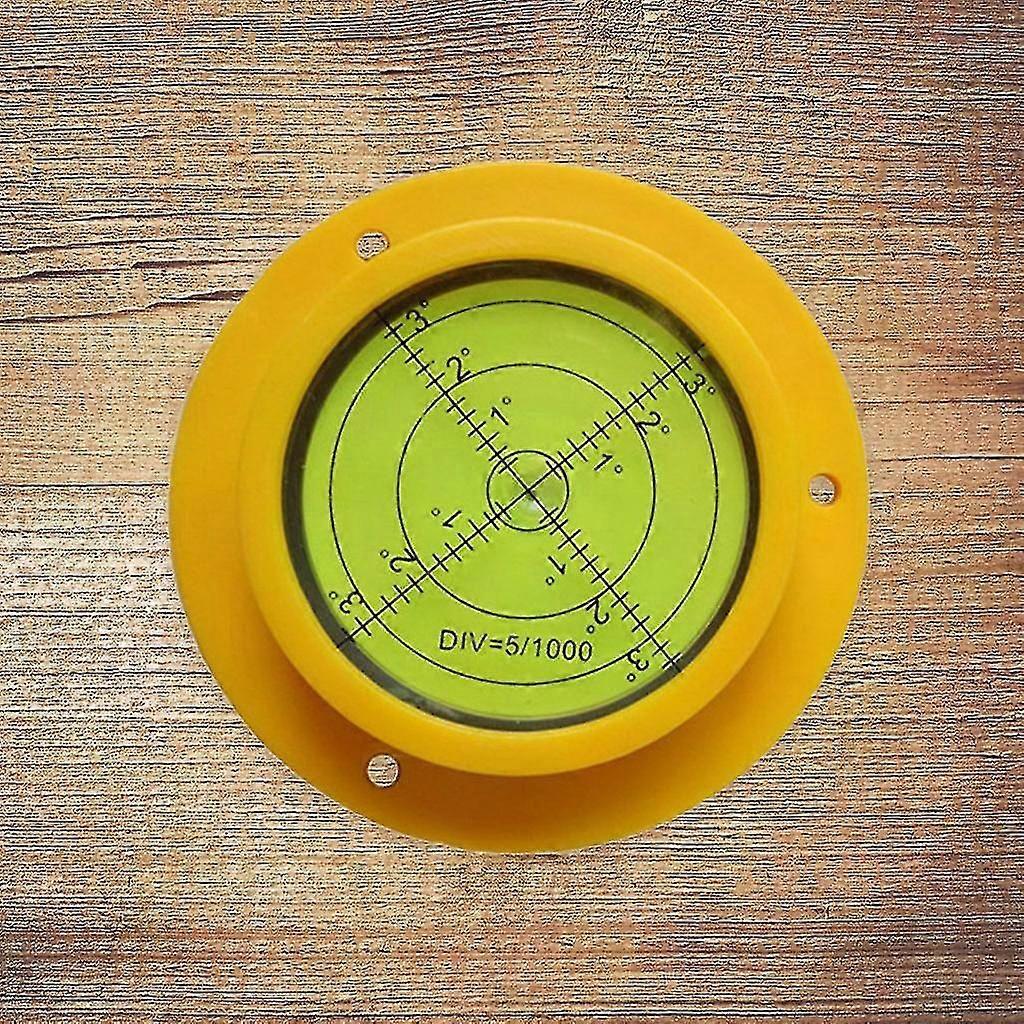 90mm Round Bubble Level Disc Precision Spirit Level Portable Tool