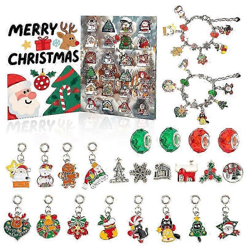 24-Day Christmas Countdown Bracelet Craft Kit