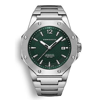 Downtown 3-h Quartz Analog Men's Watch with Stainless Steel Bracelet CO2021-2027