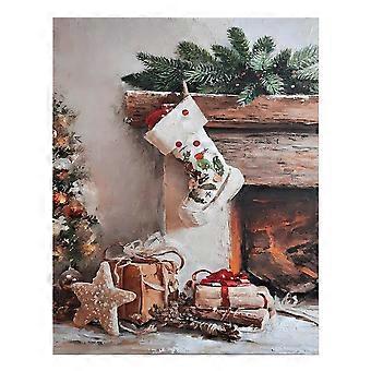 Cozy Christmas Fireplace Scene Fun Puzzles 621
