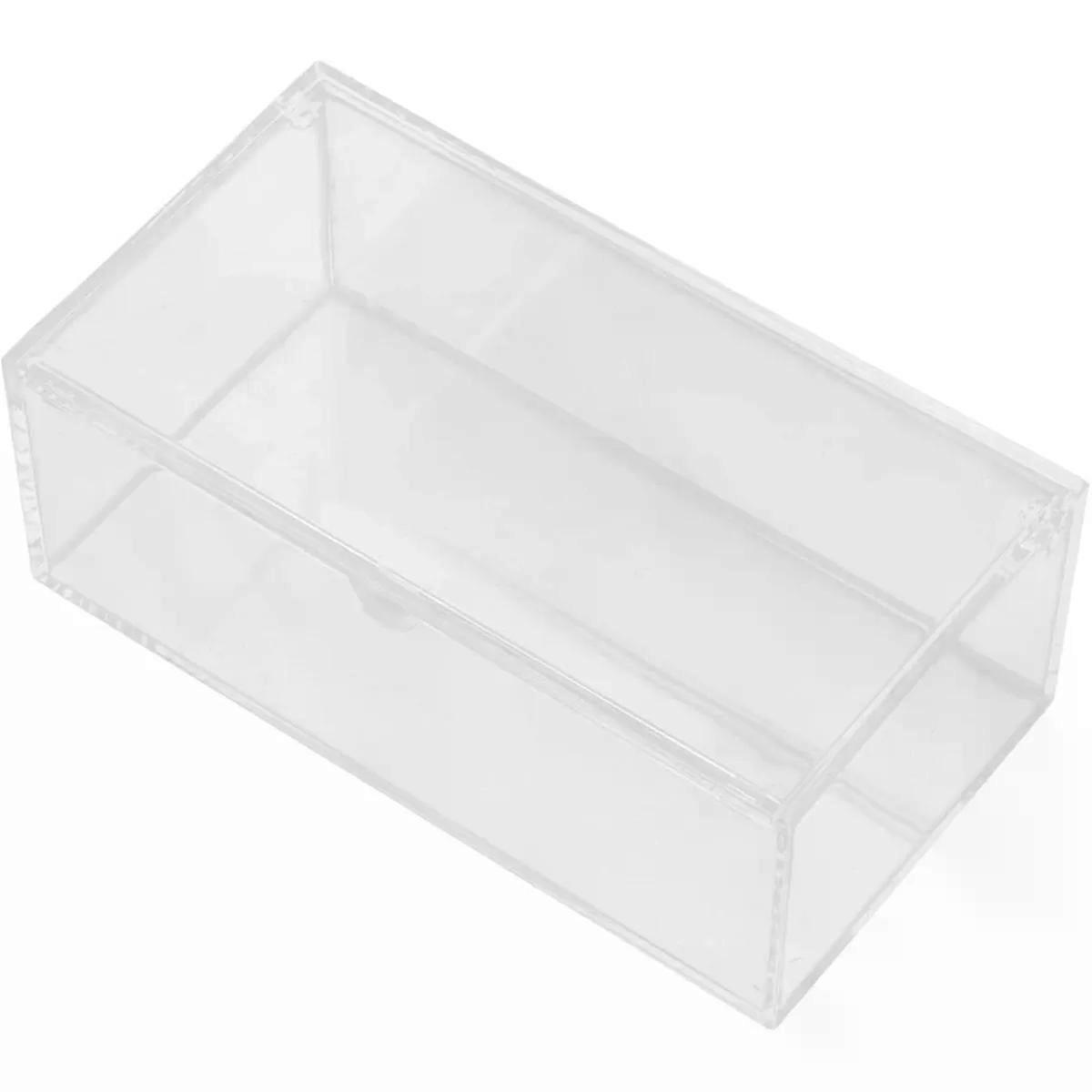 Acrylic Dryer Sheet Container for Laundry Organisation with Lid