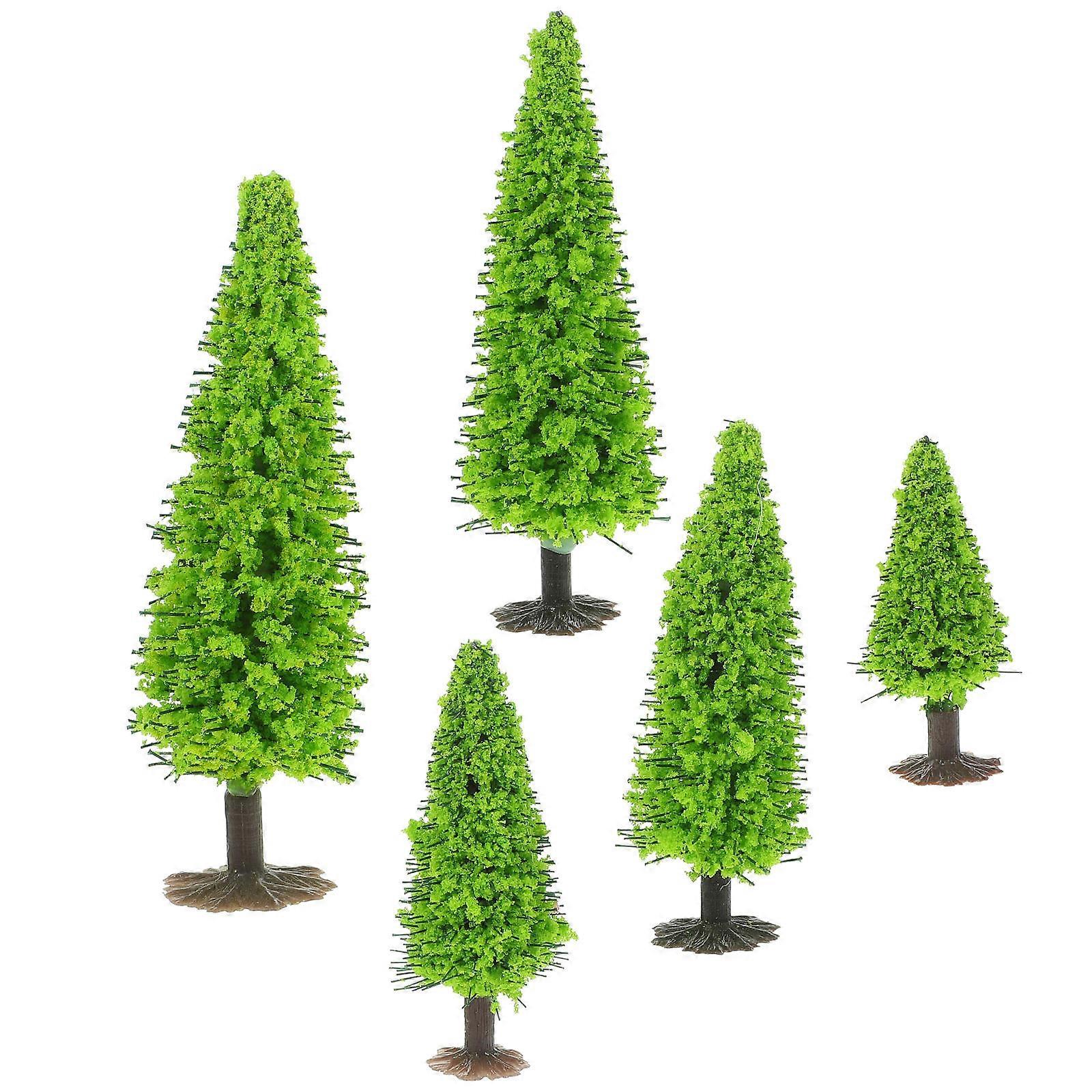 Miniature Trees for Decor Green Model 30Pcs Sand Table DIY Landscape