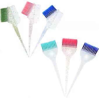 Hair Dye Applicator Brush Comb Set, Pointed Tail Plastic