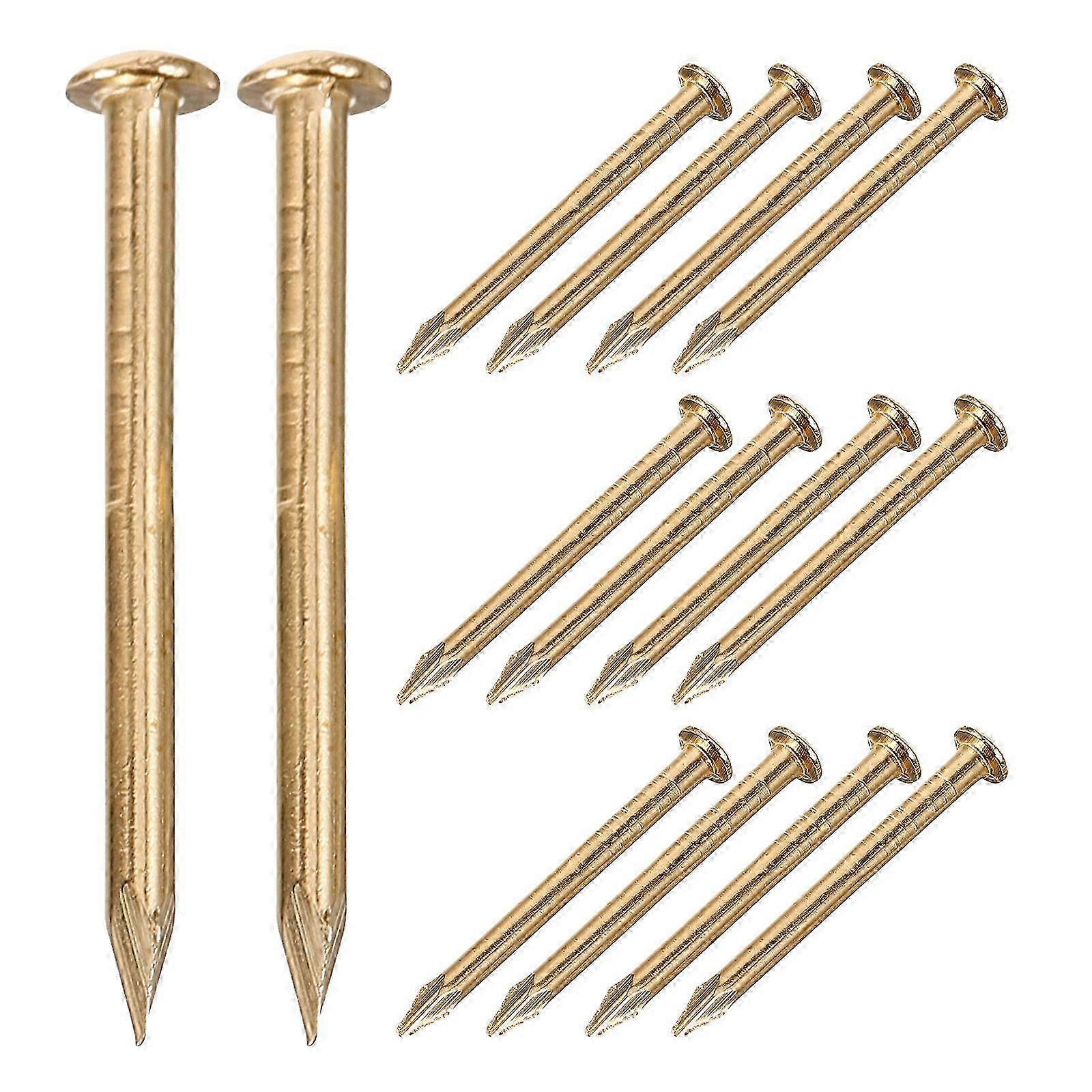 100pcs 18mm Solid Brass Nails