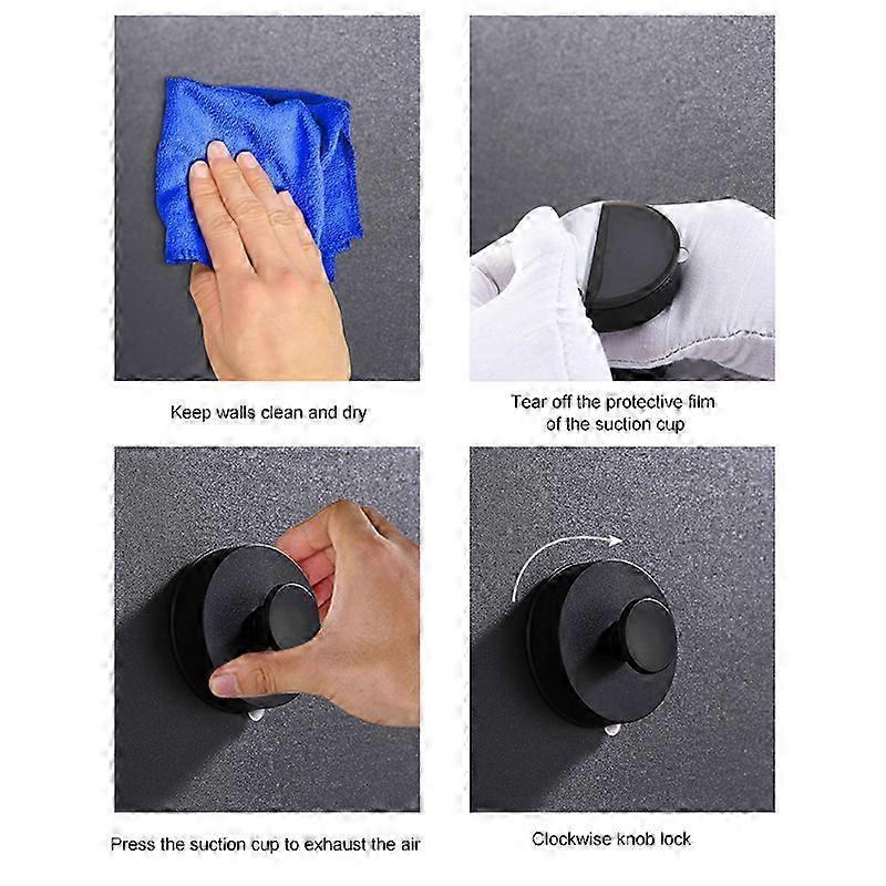 Suction Cup Hook Waterproof Removable Convenient Durable Wall Hooks compatible with Bathroom Kitchen