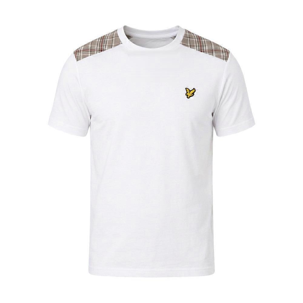 Lyle & Scott Check Panelled TShirt 