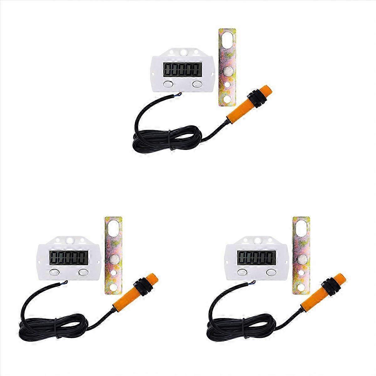 5 Digit Electronic Digital Display Counter Magnetic Sensor B