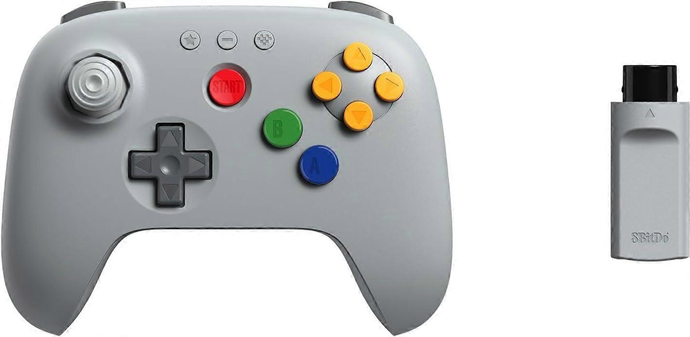 8BitDo 64 2.4G Wireless Controller - Grey