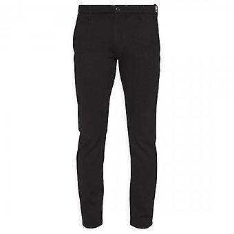 Men's Hugo Boss Schino Slim D Jersey Trousers Black 001 50472575