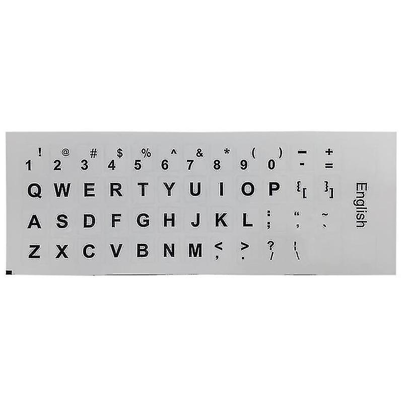 English Letter Keyboard Sticker Keypad Cover For Notebook Computer Desktop
