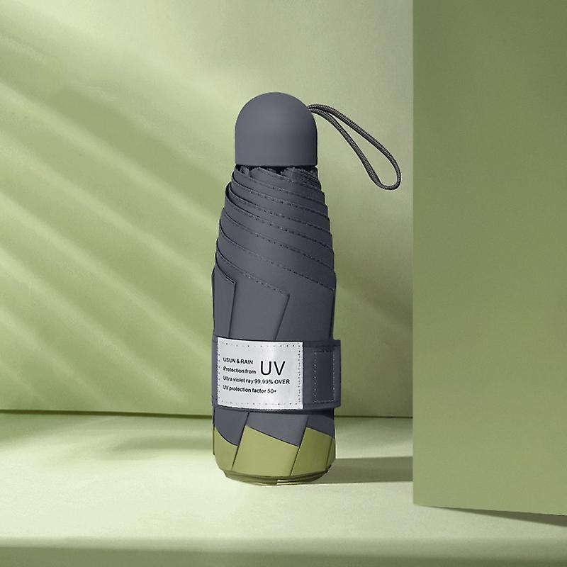 LY-0621 Five-Fold Six-bone Black Glue Sunscreen Umbrella