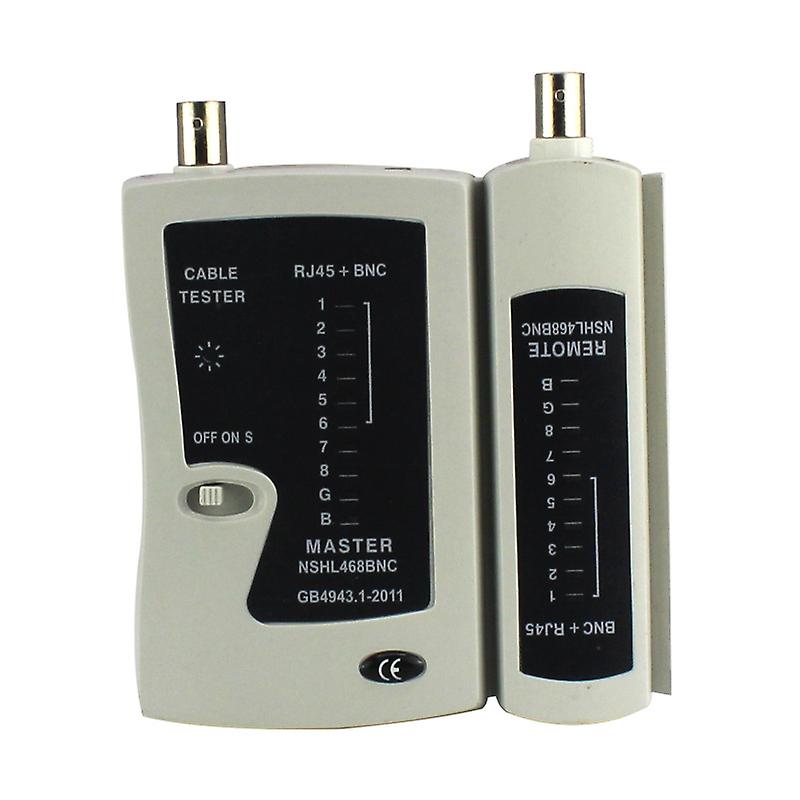 468 BNC RJ45 Network Tester RJ45 Cable Tester Socket Network Ethernet Cable 18.5*11.2*3.4cm