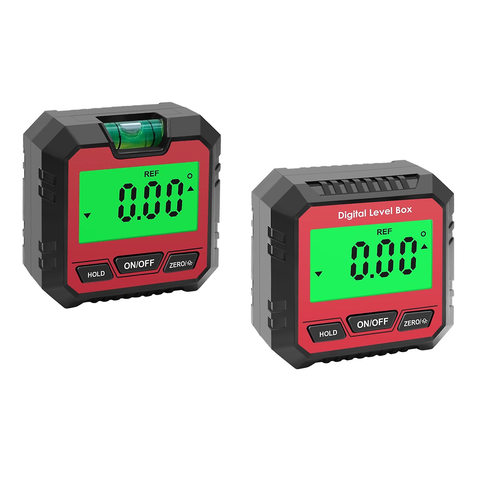 2x Digital Protractor Measurement Tool for Drilling Machinery Woodworking