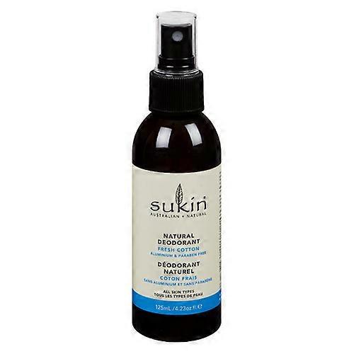 Sukin 天然除臭剂清新棉，125 毫升（2 件装）