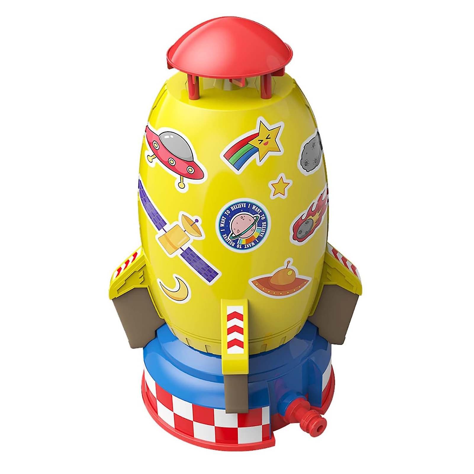 Flying Rockets Water Spray Sprinkler Toys Rotating Children's Garden Wiggle Splashing Toys for Baby Beach Summer Outdoo