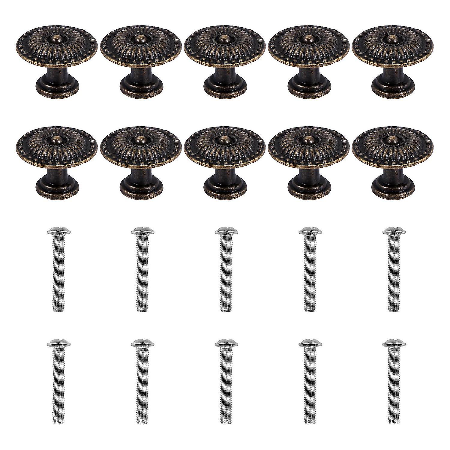 10pcs Knobs Creative Retro Small Pull Handle Drawer Knob For Jewelry Box Gift Box