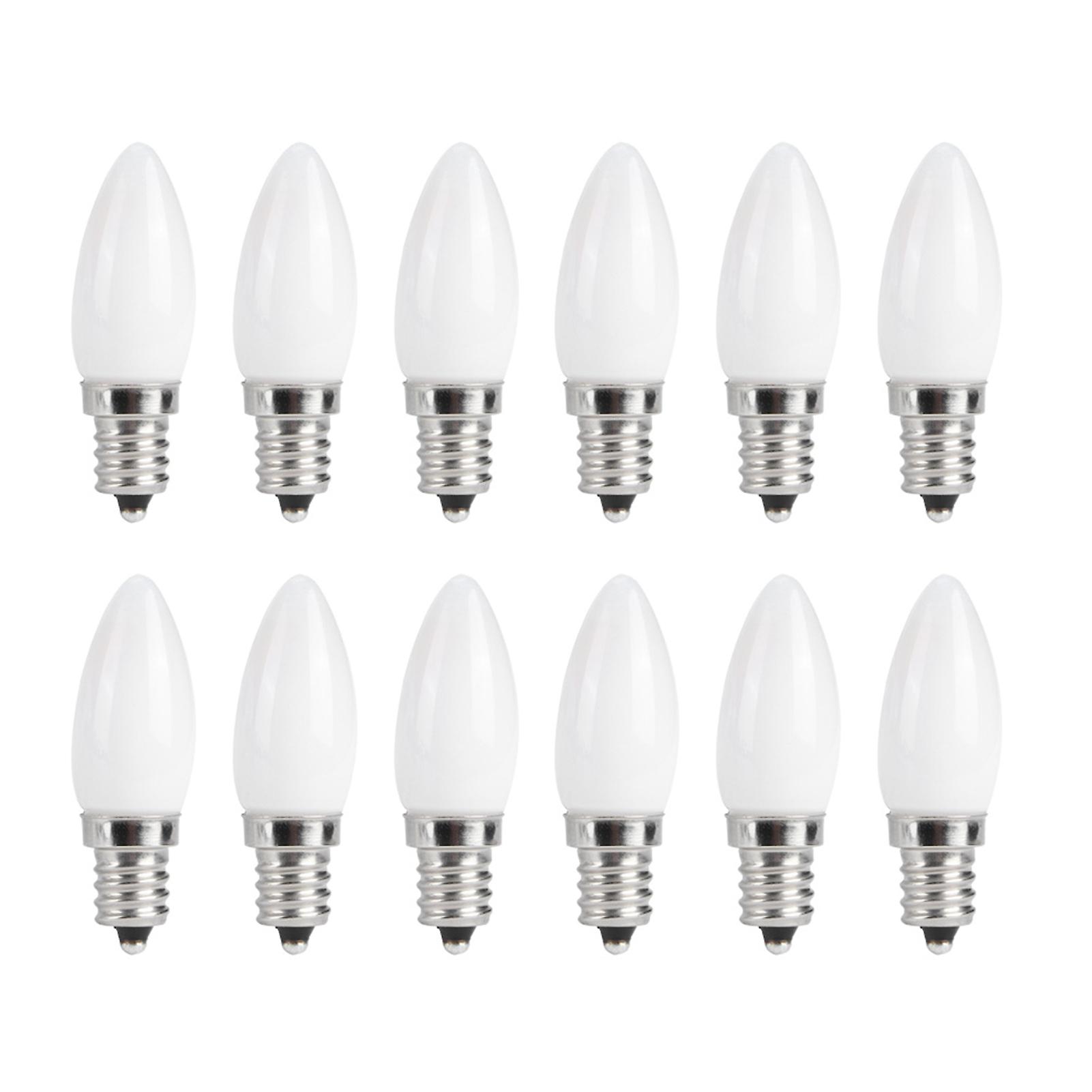 10pcs E12 LED Bulb 1.5W Warm White Lamp for Chandelier Ceiling Light Wall Lamp 1.5W Bulb AC