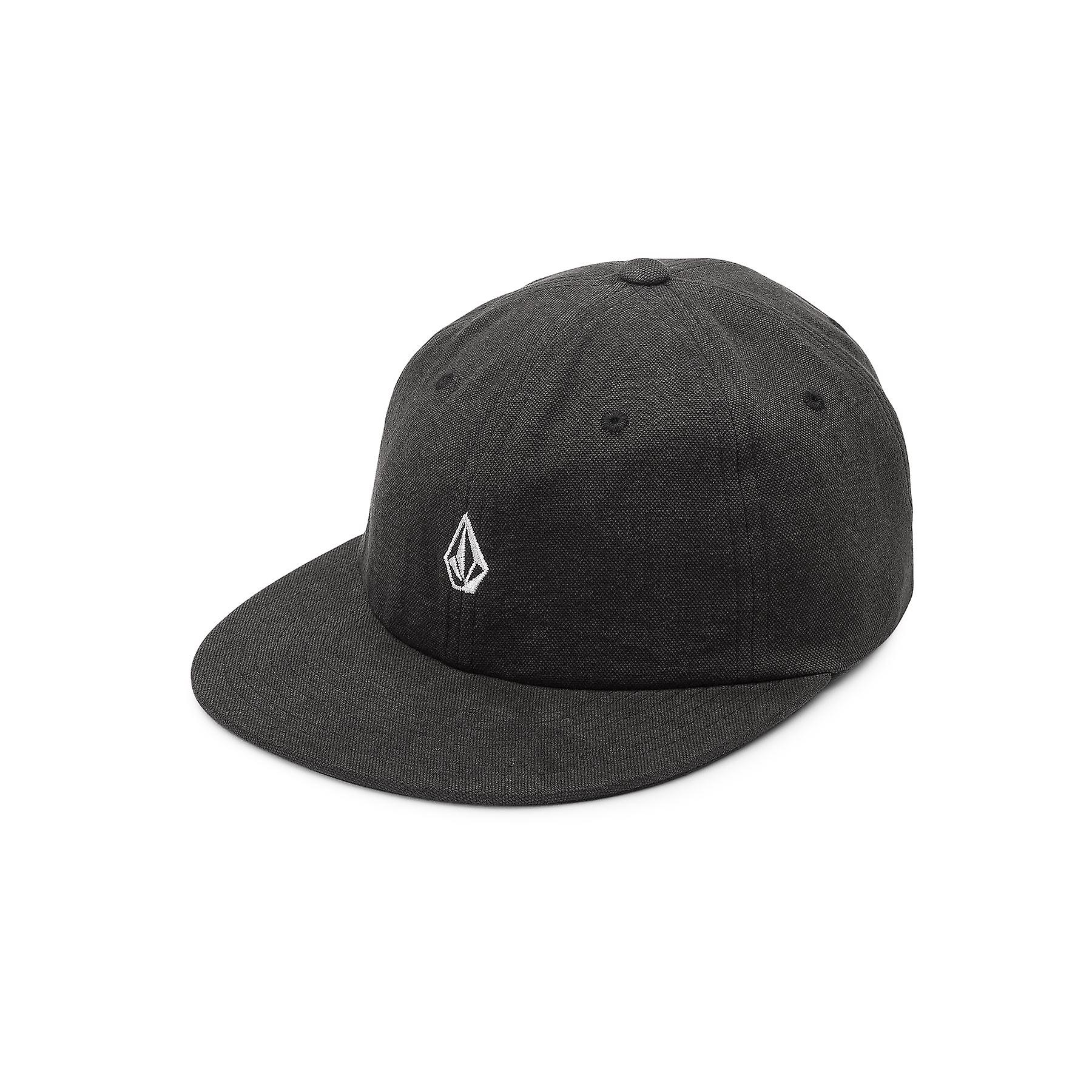 Volcom 6 Panel Flat Peak Adjustable Cap ~ Full Stone Dad