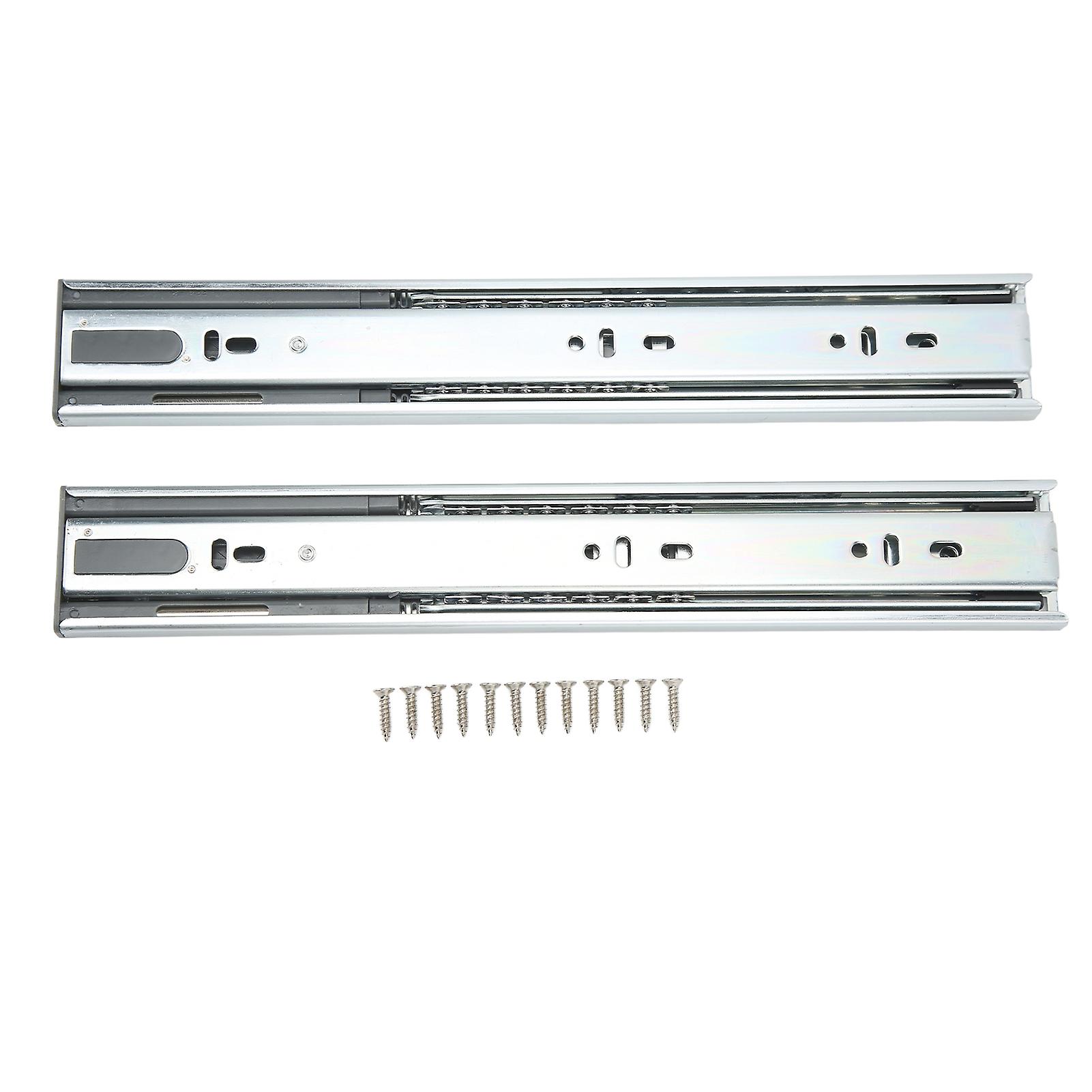 Heavy Duty Drawer Slides,20in Ball Bearing Drawer Cabinet Telescoping Sliding Rails Cabinet Drawer Slides Unbeatable Value