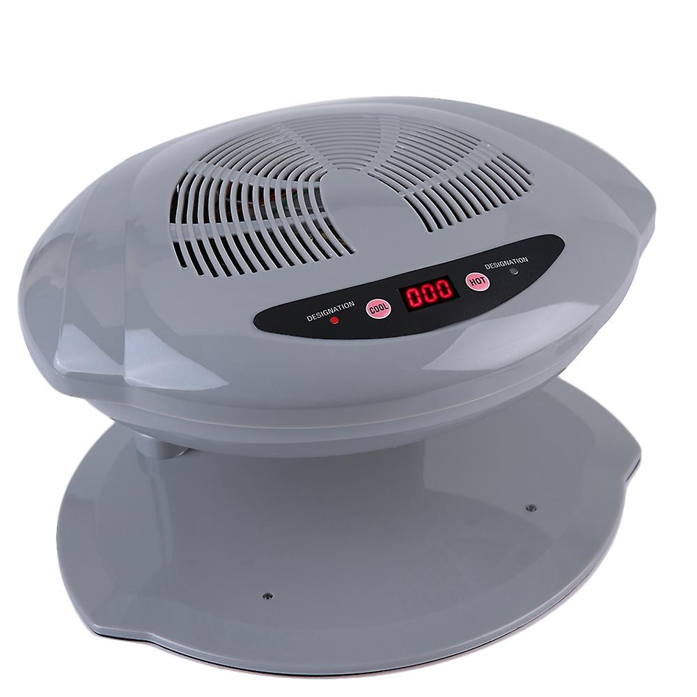 2 in 1 Grey Cool/Warm Air Blow Temperature Sensor Nail Polish Dryer Machine EU Plug 220V