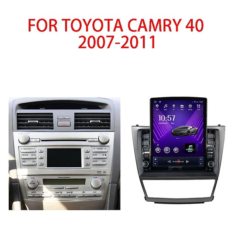 9.7" Android For Toyota Camry 40 2007-2011 Tesla Type Car Radio Multimedia Video Player Navigation