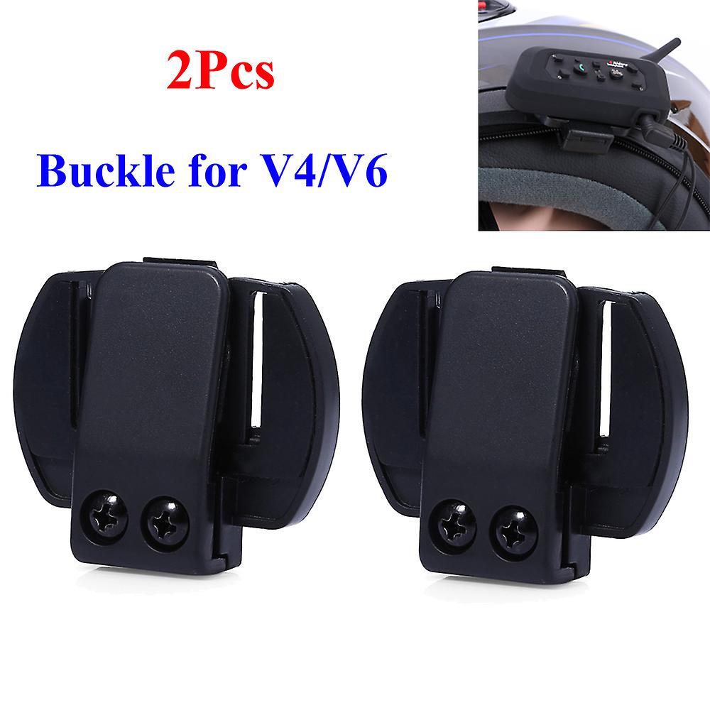 2pcs/lot V6 Clip Holder Suitable for V6 V4 V2-500C Motorcycle Bluetooth Multi Interphone Headset Helmet Intercom~11568