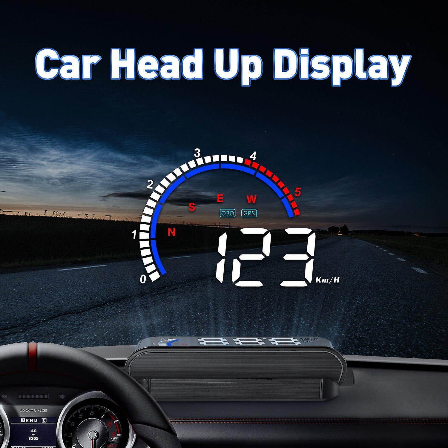 M13 OBD2 And GPS Dual System HUD Car Head Up Display Speed Windshield Projector