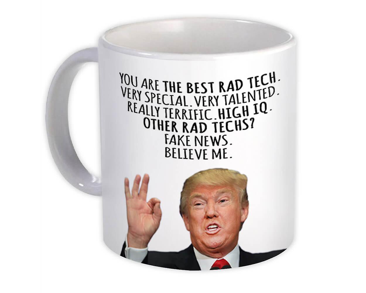 Presentmugg: RAD TECH Rolig Trump Bäst