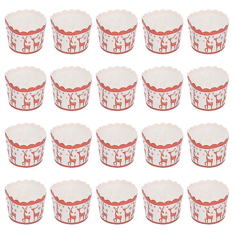 100pcs Christmas Disposable Cups