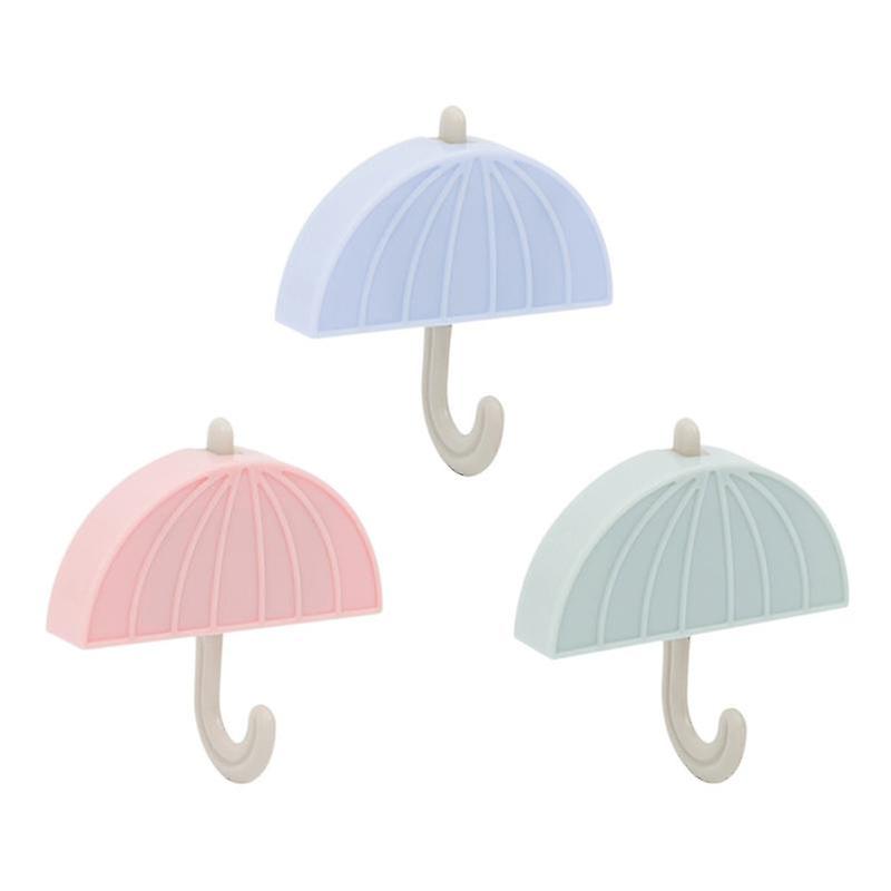 3pcs Parapluie Crochets Mur