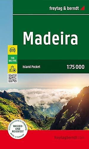 Madeira Island Pocket Map Paperback Book