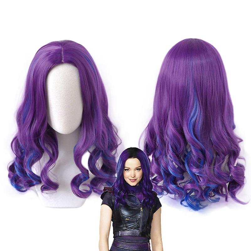 DLME Drag Queen Synthetic Lace Front Purple Wig Lo... - Grandado - Foto 7