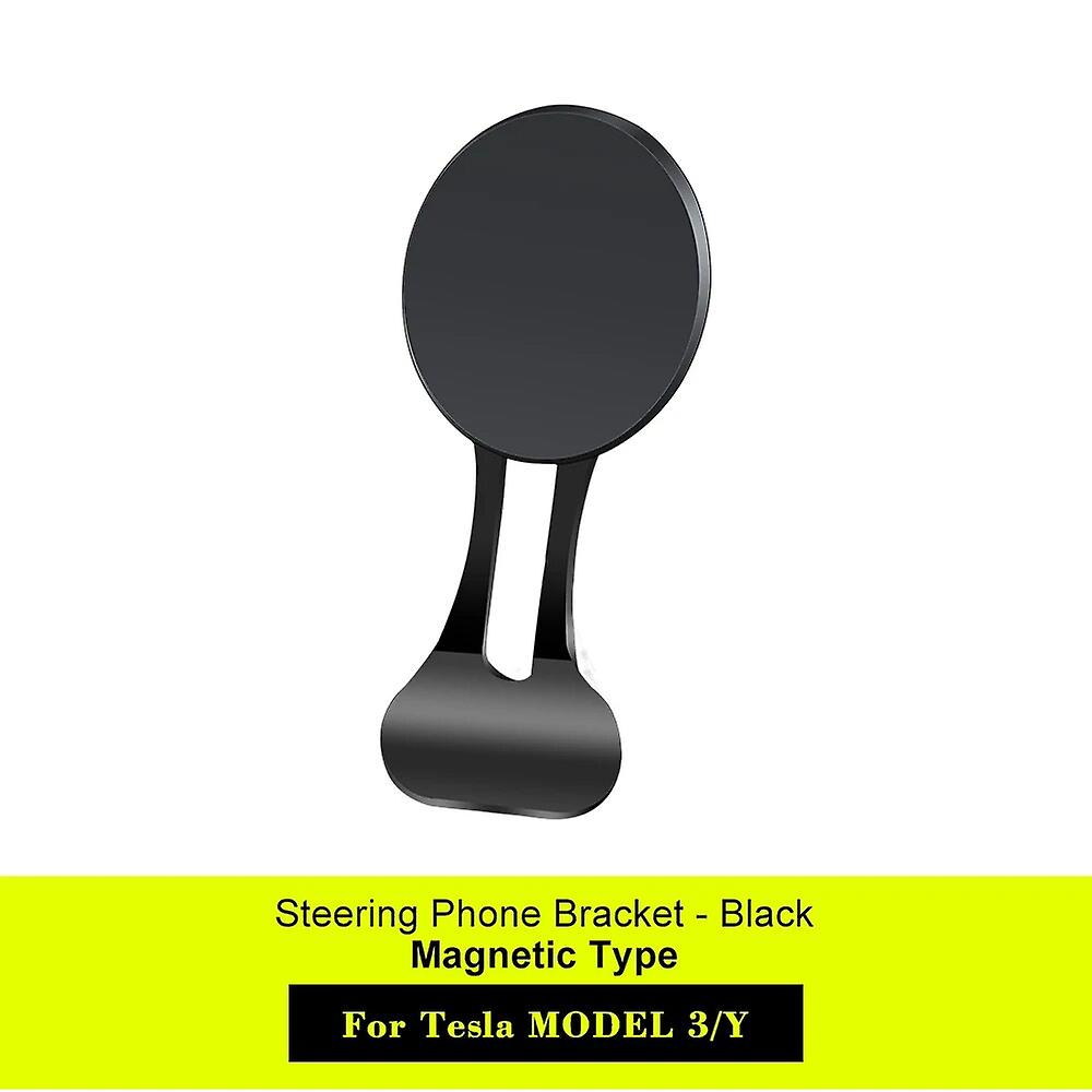 For Tesla Model 3/y Steering Wheel Portable Mobile Phone Holder Gps Bracket Navigation Stand Auto Interior Accessories 2022 Part