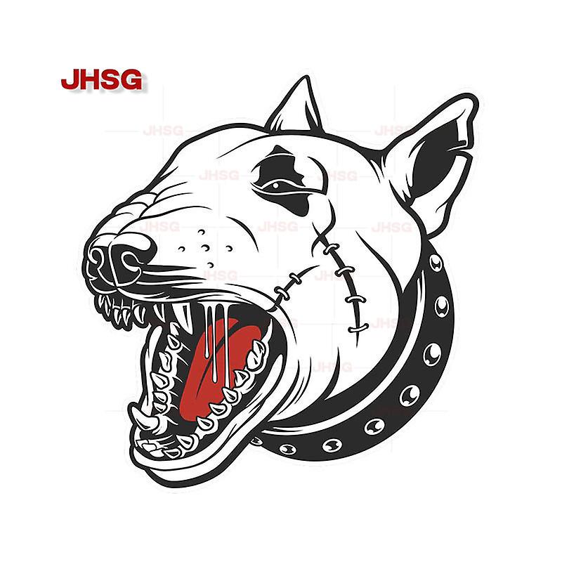 Autocolant auto câine Bull Terrier autocolant parbriz portbagaj spate 4x4 decorative desene animate masina forma