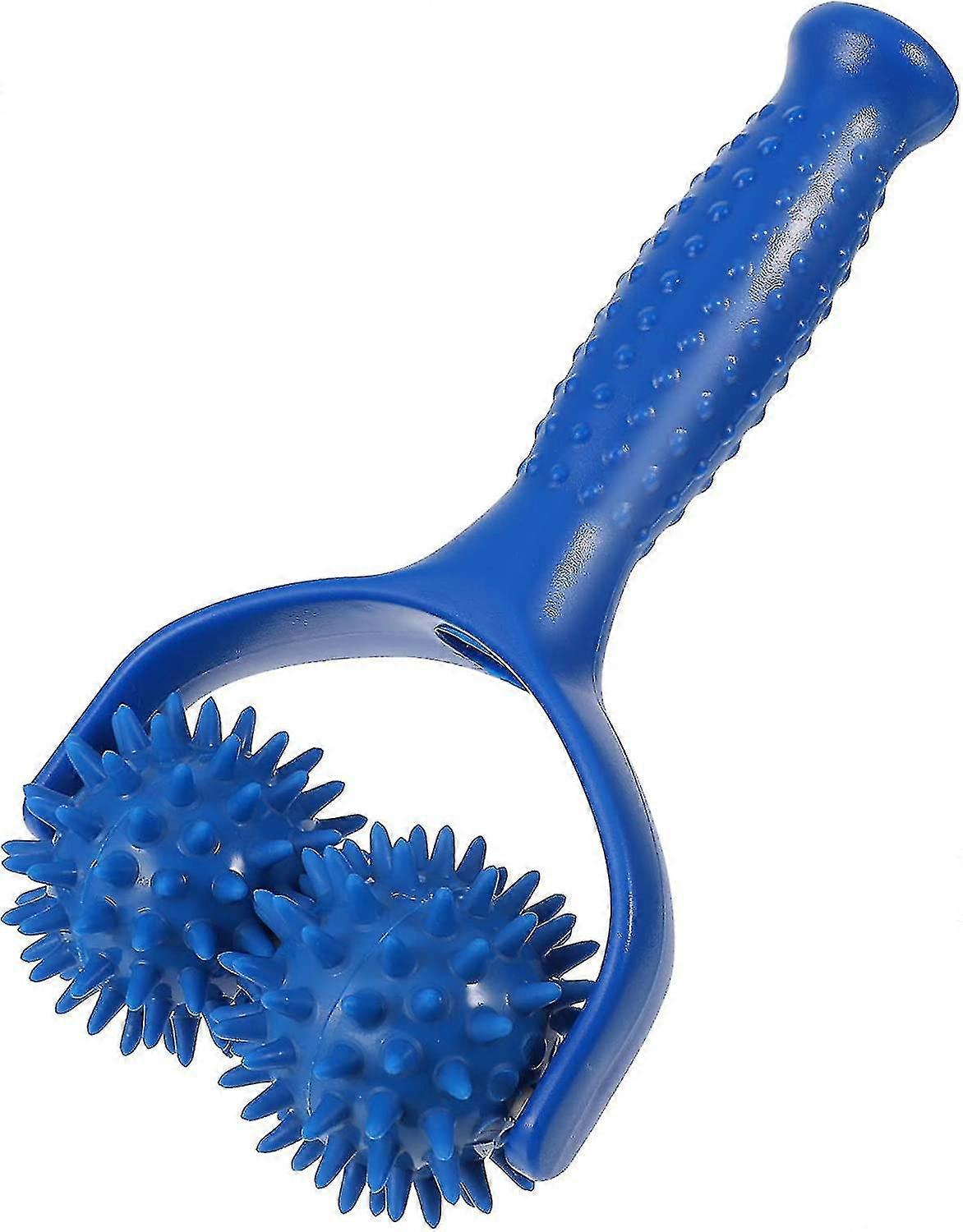 Roller Stick Handheld Foam Roller Massager For Back Neck Arm Legs (1pcs-blue)