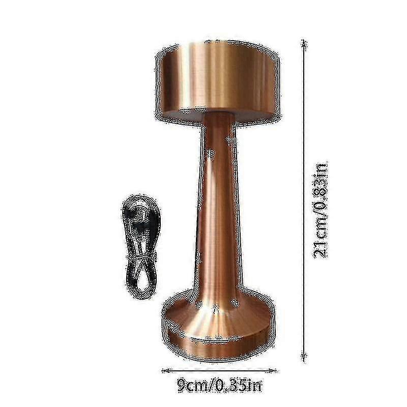 Rechargeable Led Table Lamp Touch Sensor Desk Light Bedroom Restaurant Bar Dcor