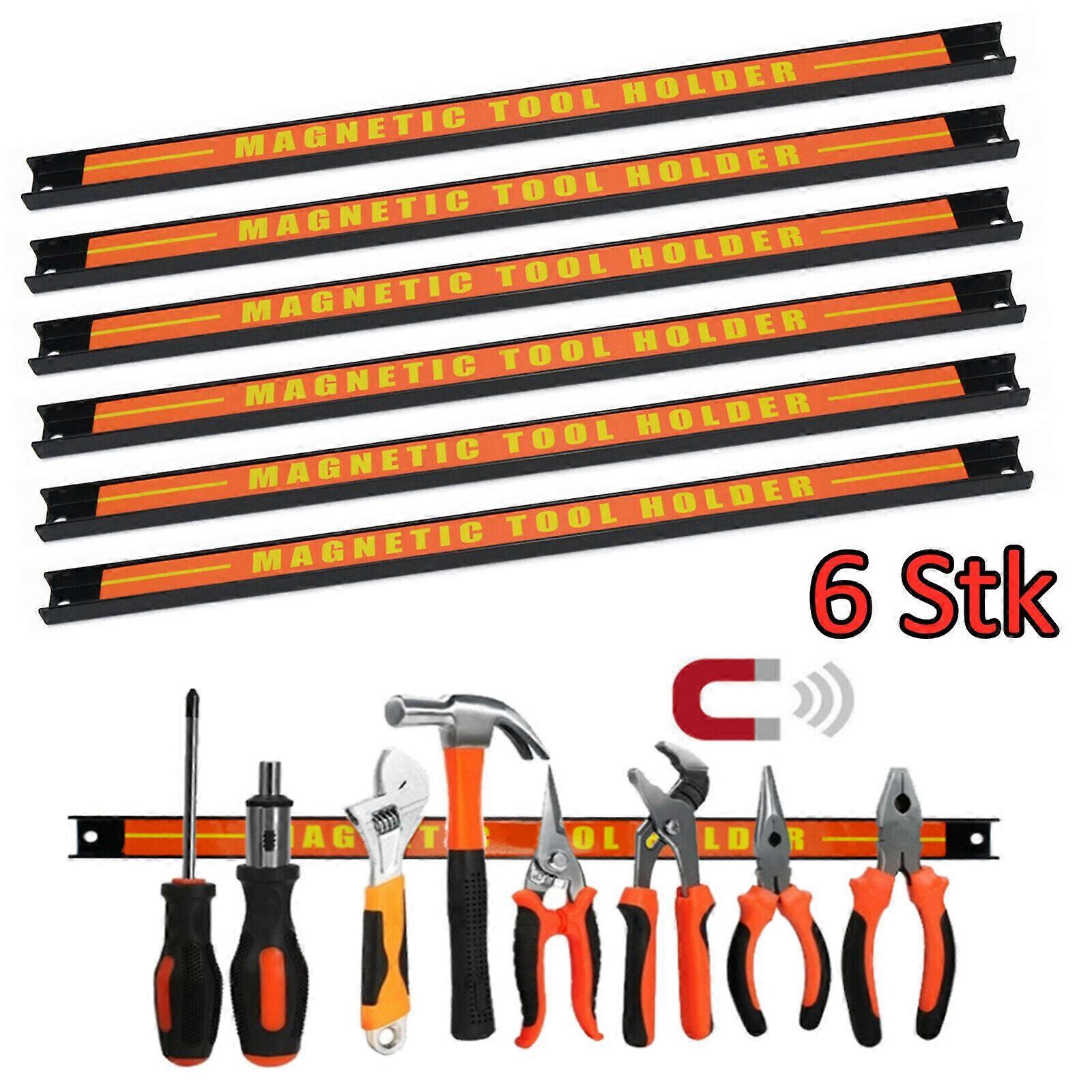 6 X Magnetleiste Magnet Werkzeughalter Werkzeugleiste Werkzeug Halterung 46CM NO.51284