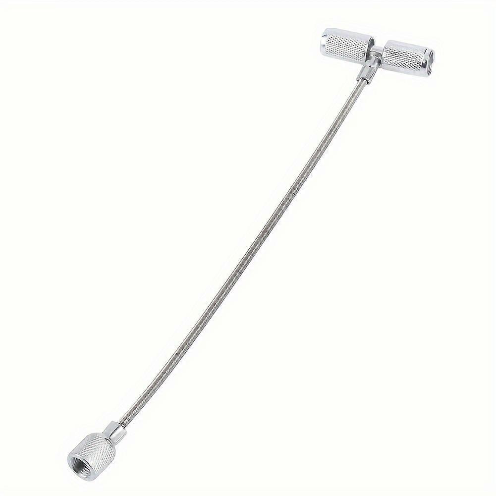 Professional Dual Handle Tire Repair Tool - Durable Metal Construction, Precision Valve Stem Puller/Installer, Essential for Auto Mechanics, Single Un