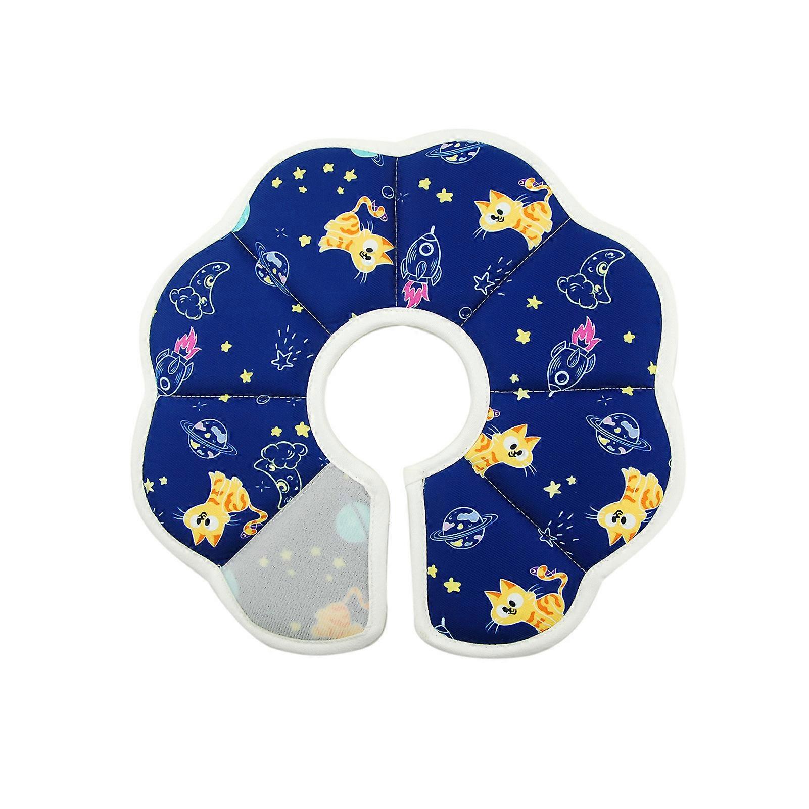 Pet Collar Waterproof Adjustable Fastener Tape Fixing Soft Post-Surgery Eating Sleeping Playing Cat Recovery Collar