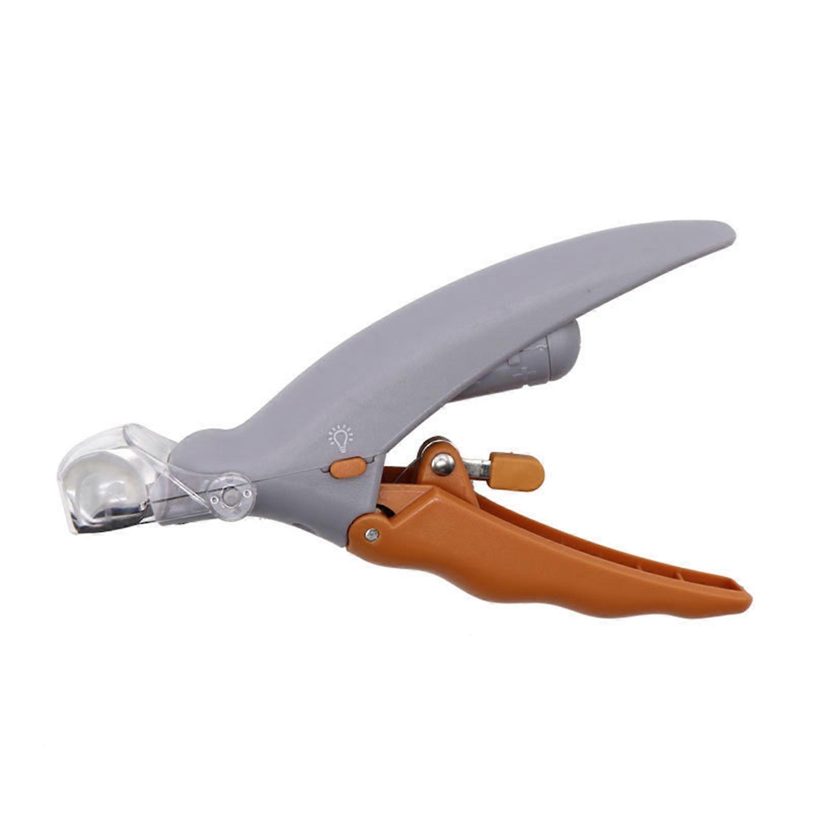 Professional Pet Nail Clipper Scissors with LED Light Portable Lightweight Nail Trimmer for Small Medium Large Pet