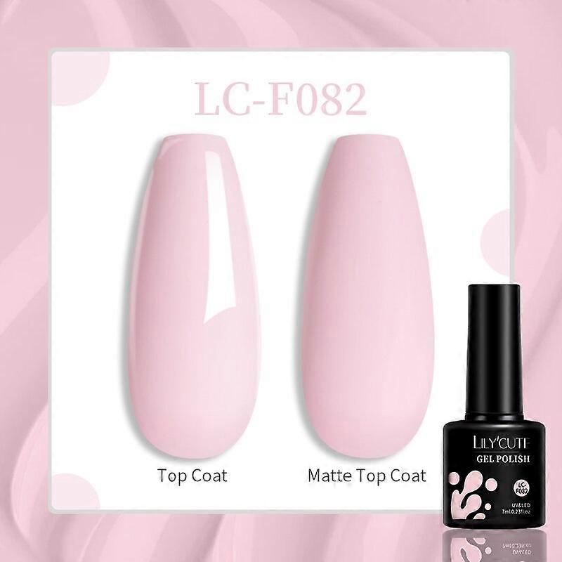 7ml Eggshell Gold Glitter Gel Nail Polish Quail Egg Effect Transparent Top Coat Semi Permanent Soak Off UV GelLC-F082
