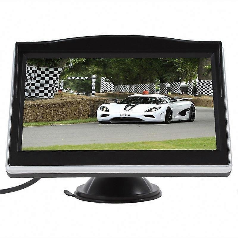 5 tommers HD Car Monitor Screen Reversing for Reverse Rear View Camera Security Monitor parkeringsassistent