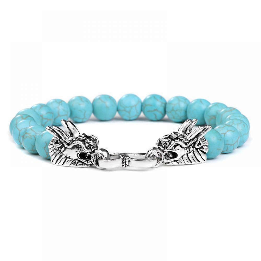 Bracelet-White Turquoise Fatima-Purity Retro