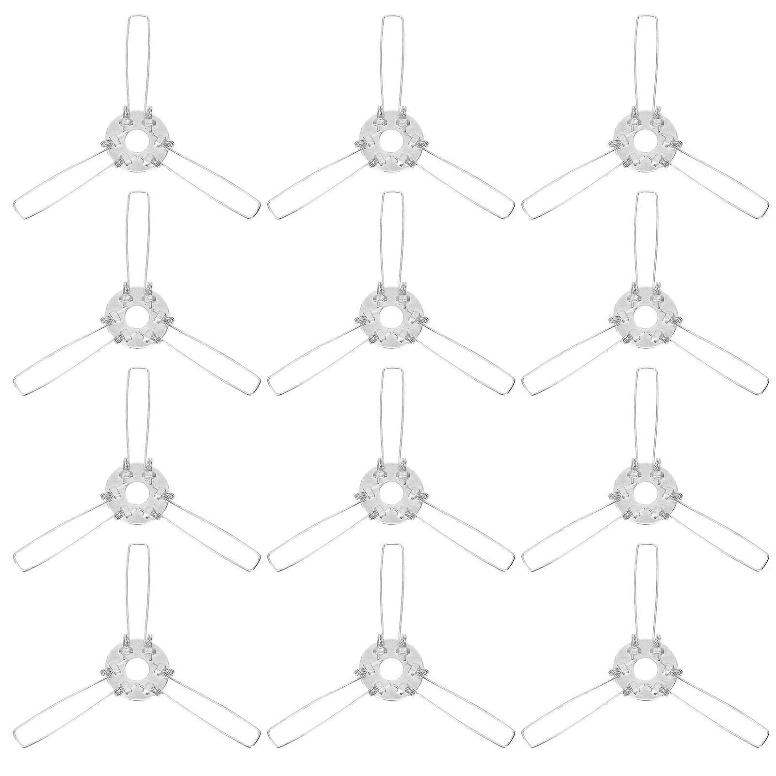 12Pcs Lamp Holder Spring Bracket Glass Cloth Lamp Shade Clip Spring Bracket