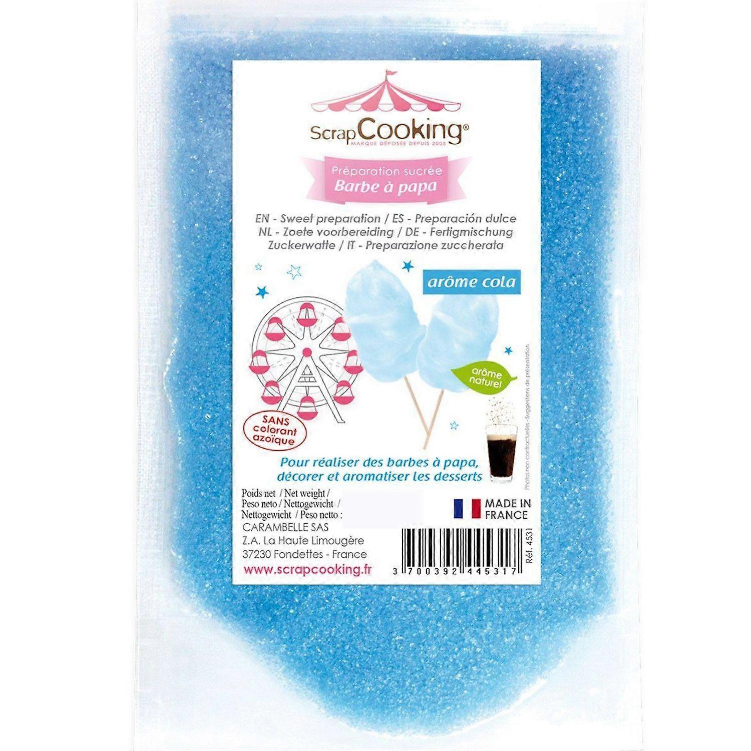 Blue cotton candy preparation 640 g