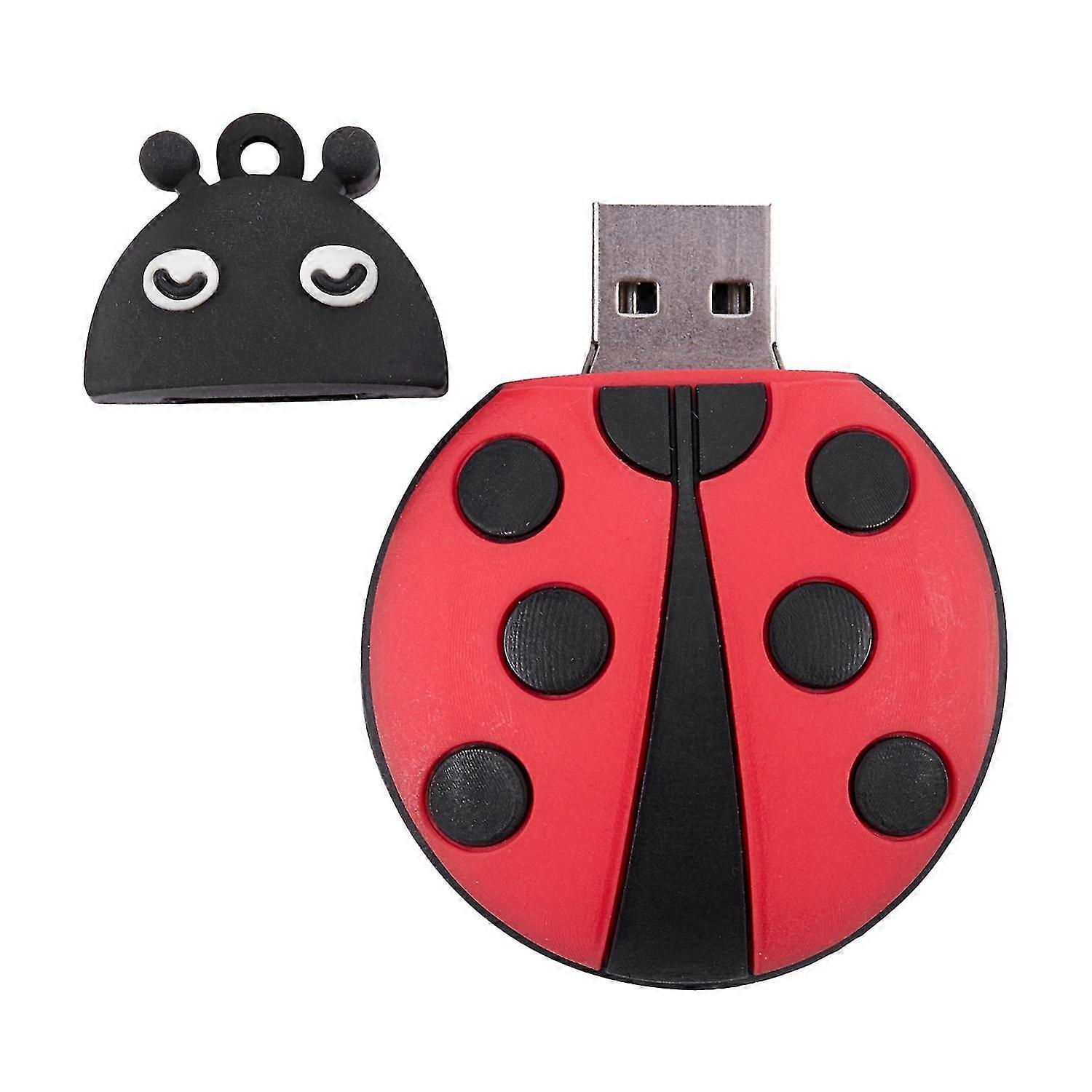 Usb 2.0 Flash Drive Cute Animal Ladybug Shape Pen Drive Memory Stick Thumb Drive Jump Drive Flash D