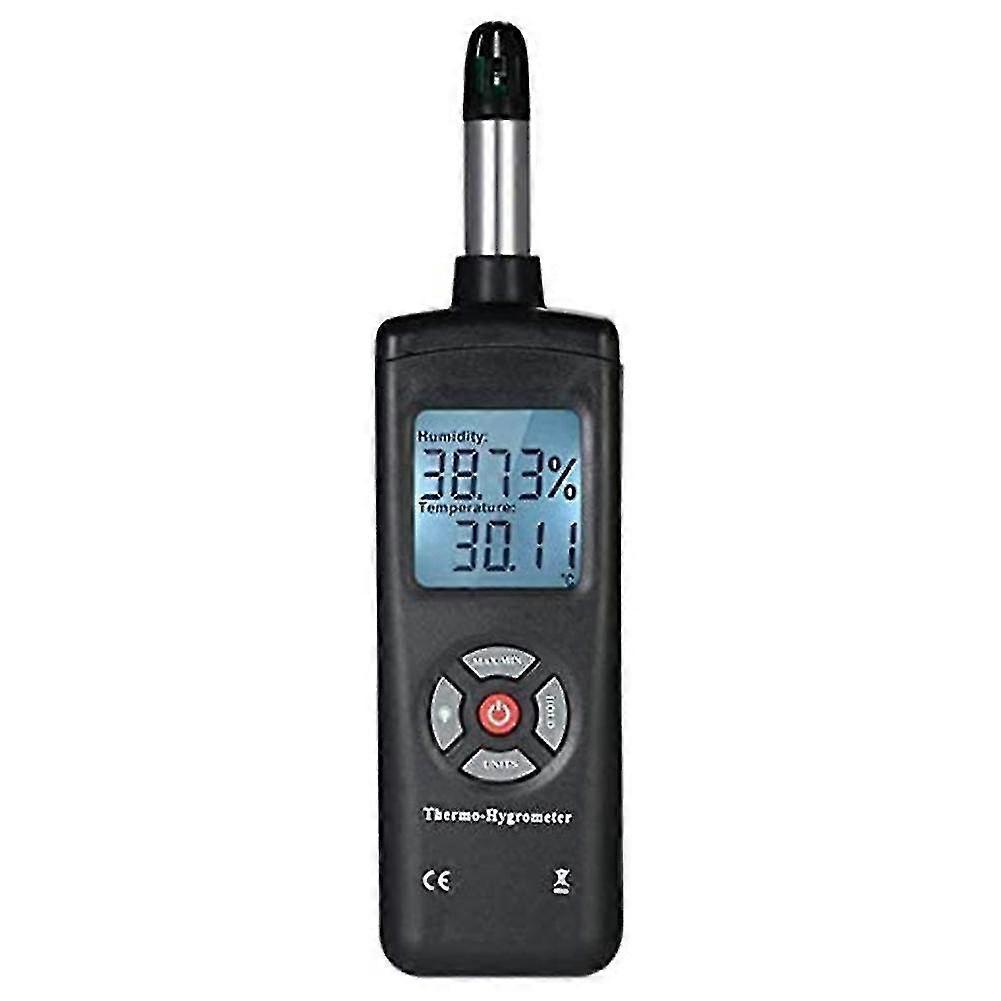 Digital Psychrometer Hygrometer, High Sensitive Hygrometer with Dew Point Wet Bulb Temperature Humid