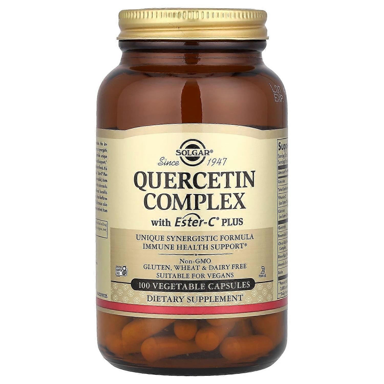 Solgar, Quercetin Complex with Ester-C¬Æ Plus, 100 Vegetable Capsules