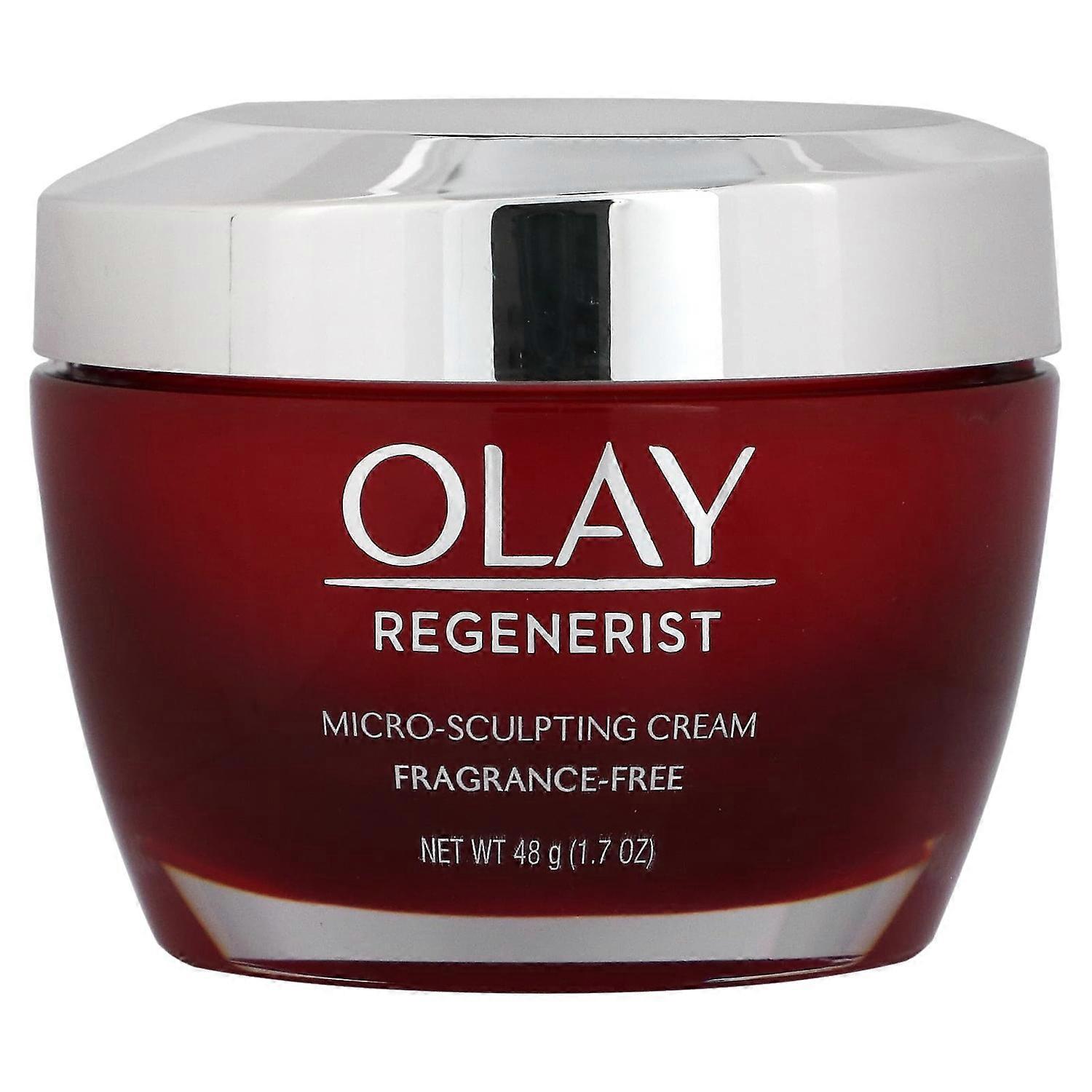Olay, Regenerist, Micro-Sculpting Cream, Fragrance-Free, 1.7 oz (48 g)
