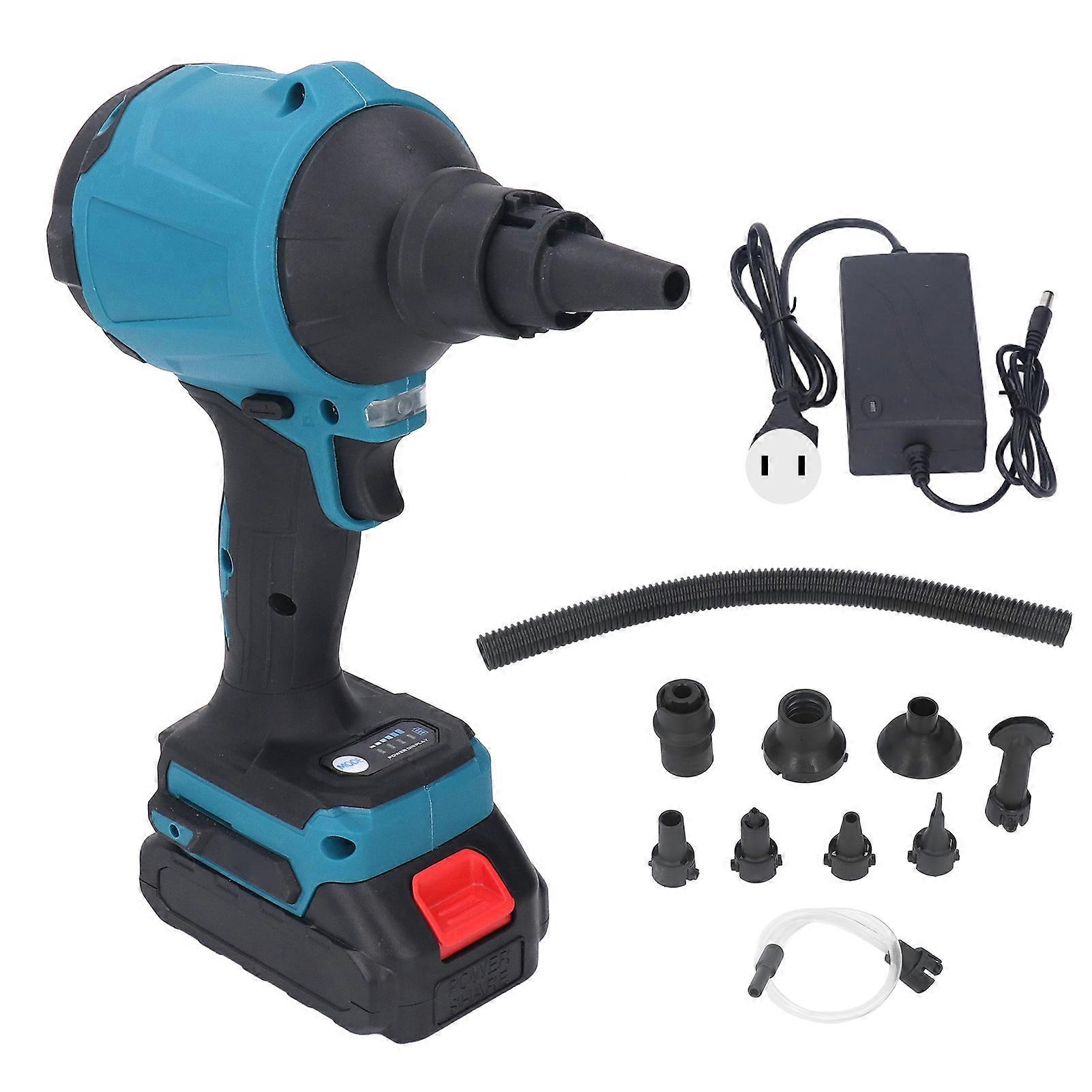 Rechargeable Air Dust Machine Multifunctional Lithium Electric Cordless Inflator Gun 110?240V US Plug